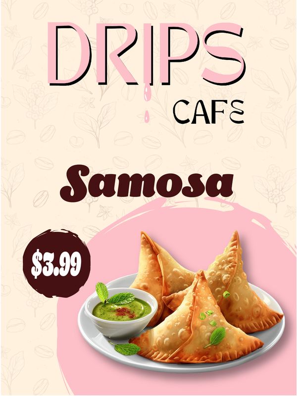 Drips Cafe samosa special